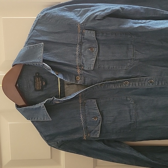 Pendleton 100% cotton denim buttondown - Picture 1 of 8